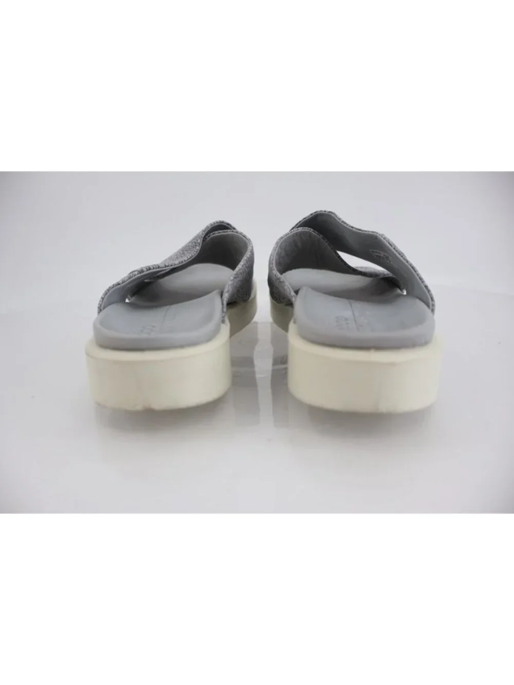 ECCO Women's Size 5 Flowt LX Slide Flat Sandal Women Concrete Gray Comfortable